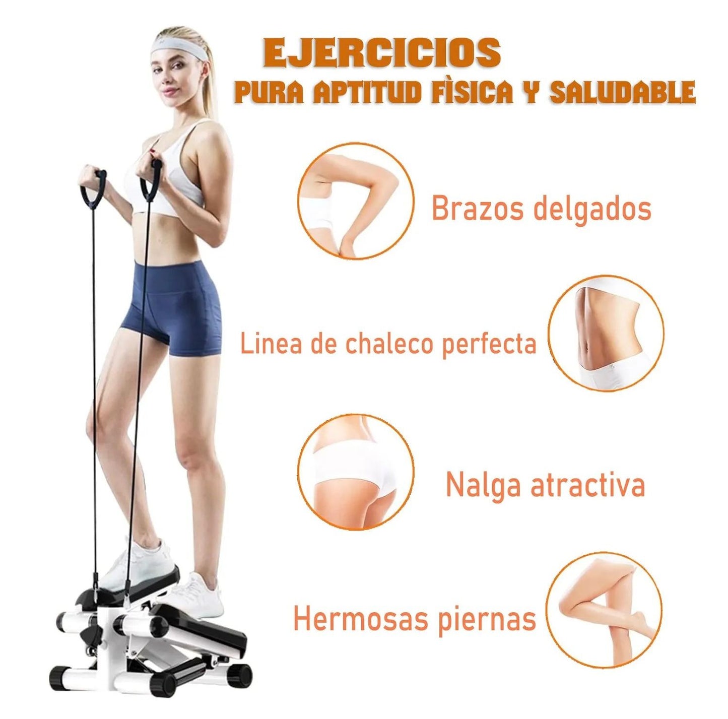 StepFit™ - Mini Stepper Escaladora Compacta