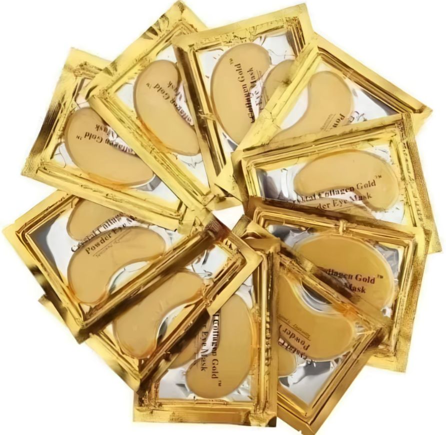 Ojeras Gold™ - Parches para ojeras de acido hialuronico X10 PARES
