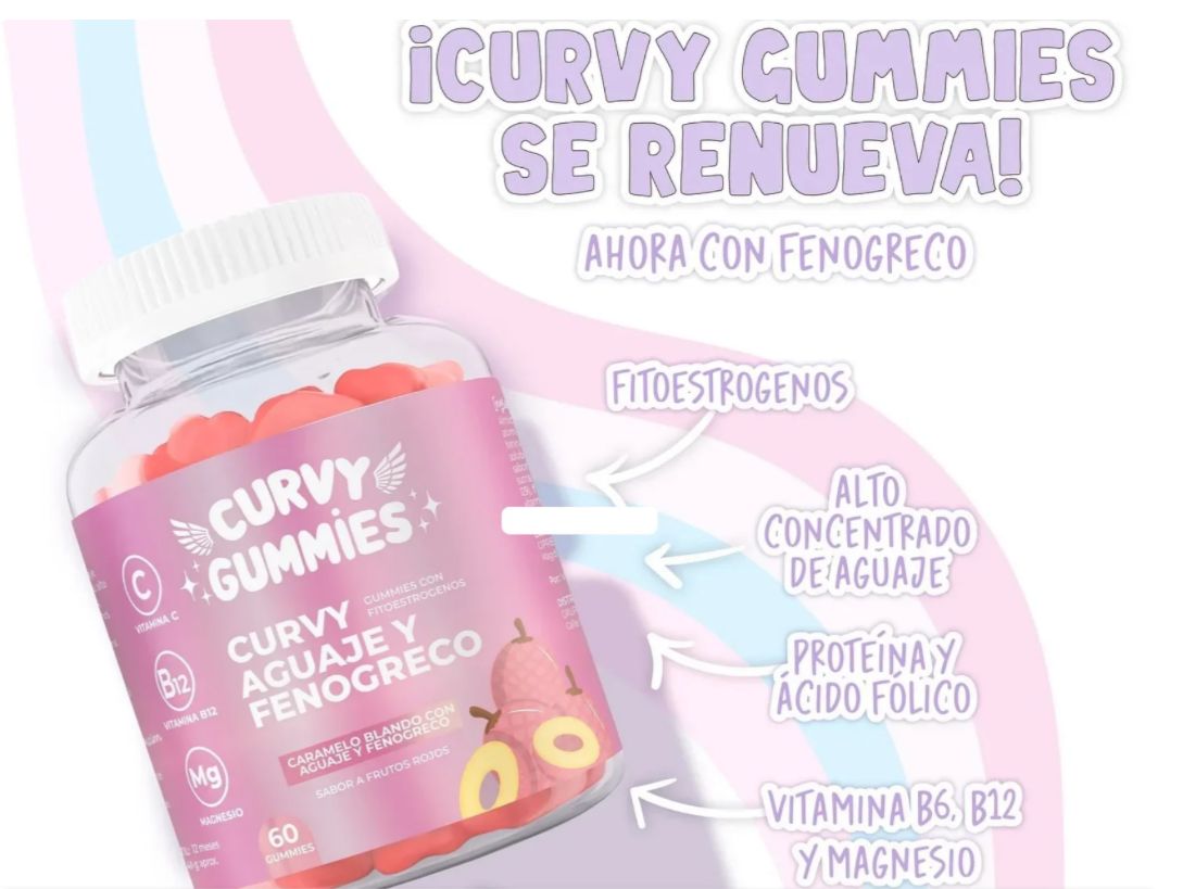 CURVY GUMMIES™- Gomitas Para Modelar Tu figura