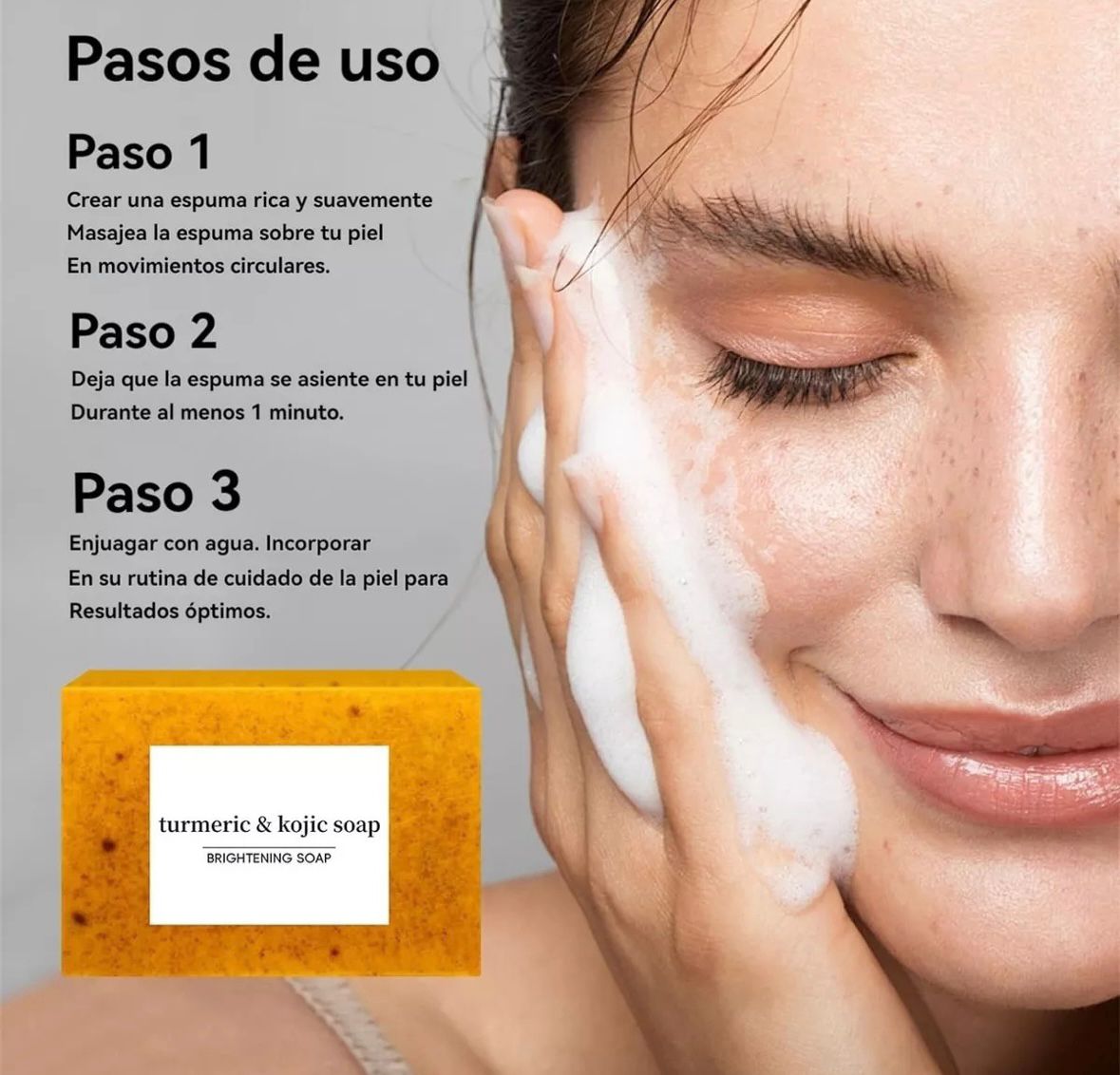 GoldenCleanse™ - Jabón de cúrcuma 🧼
