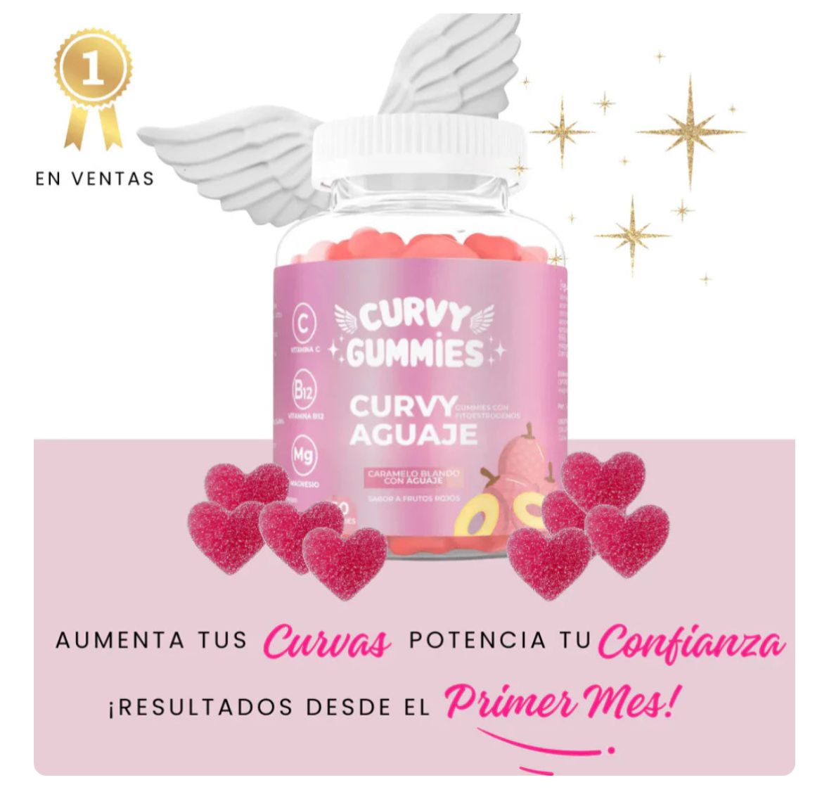 CURVY GUMMIES™- Gomitas Para Modelar Tu figura