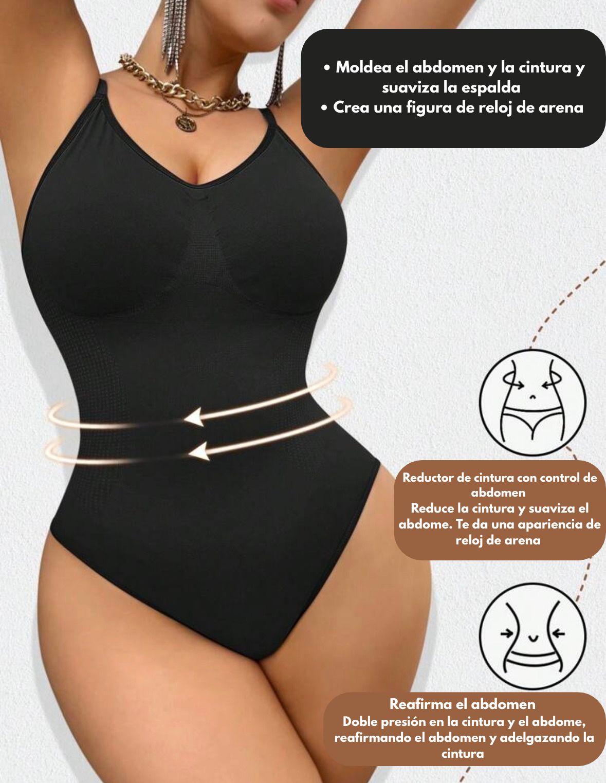 BodyGlam™ - Faja body calzón premium