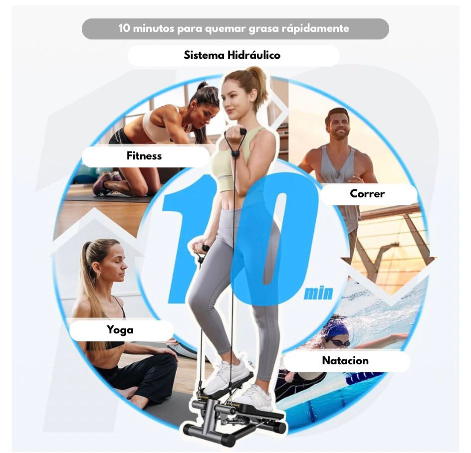 StepFit™ - Mini Stepper Escaladora Compacta