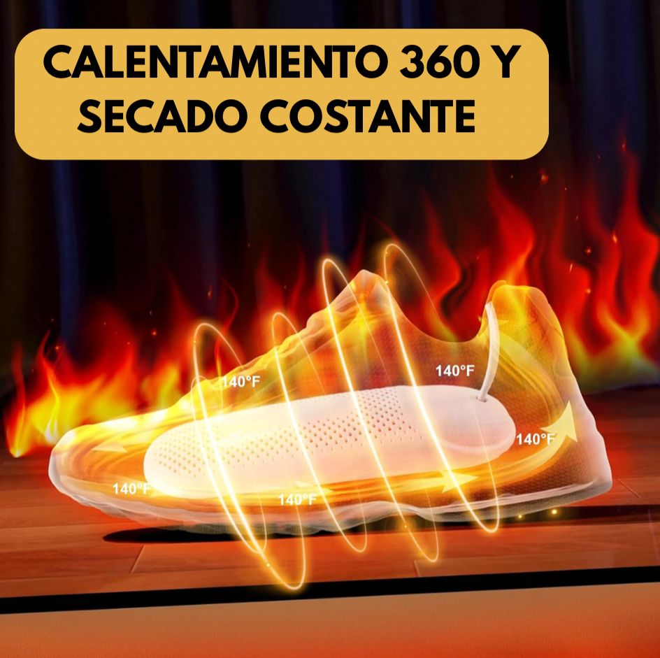 CalorSmart™ - Secador Calefactor Eléctrico 12w Zapatos