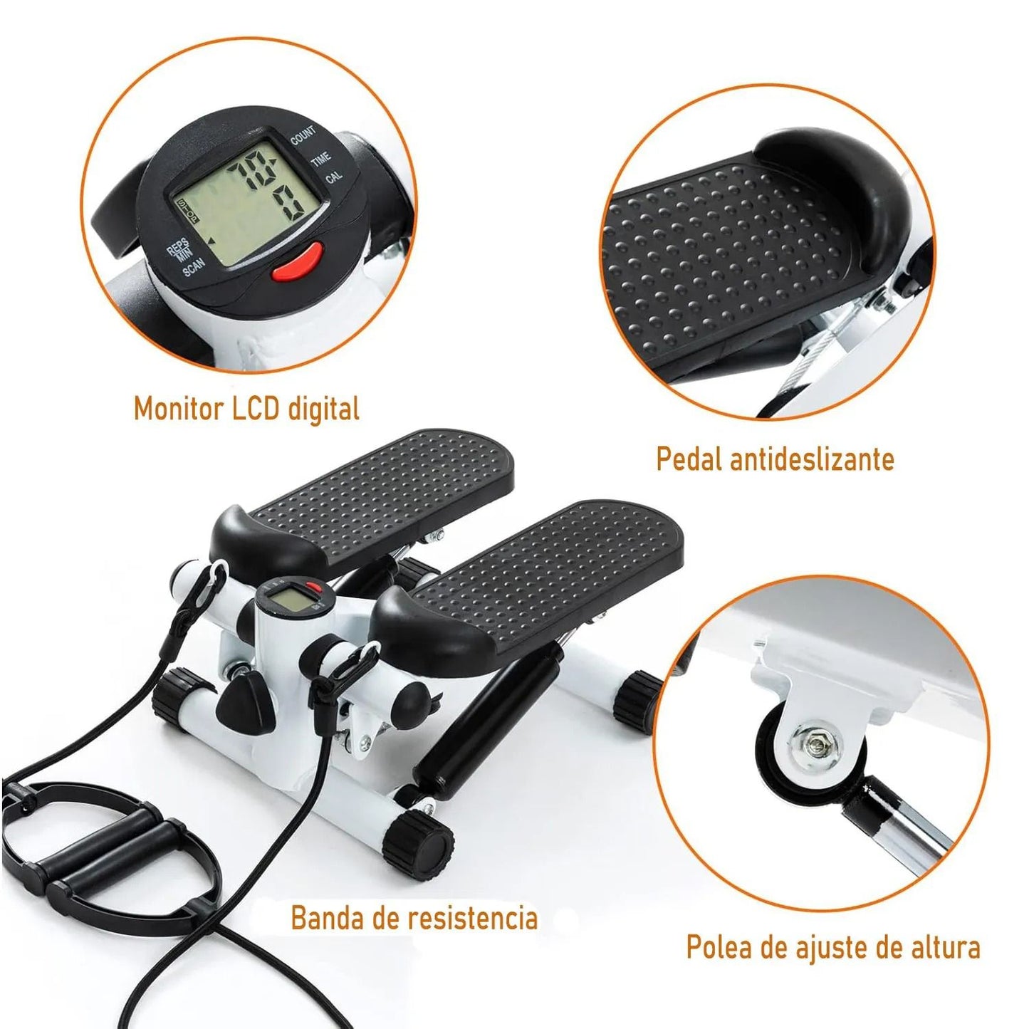 StepFit™ - Mini Stepper Escaladora Compacta