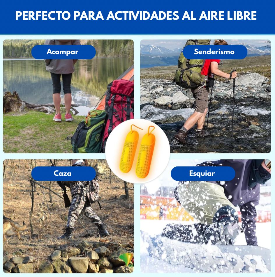 CalorSmart™ - Secador Calefactor Eléctrico 12w Zapatos