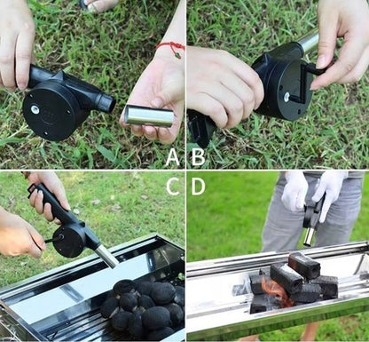 Avivabrava™- Soplador Avivador De Fuego Manual Asado 🔥