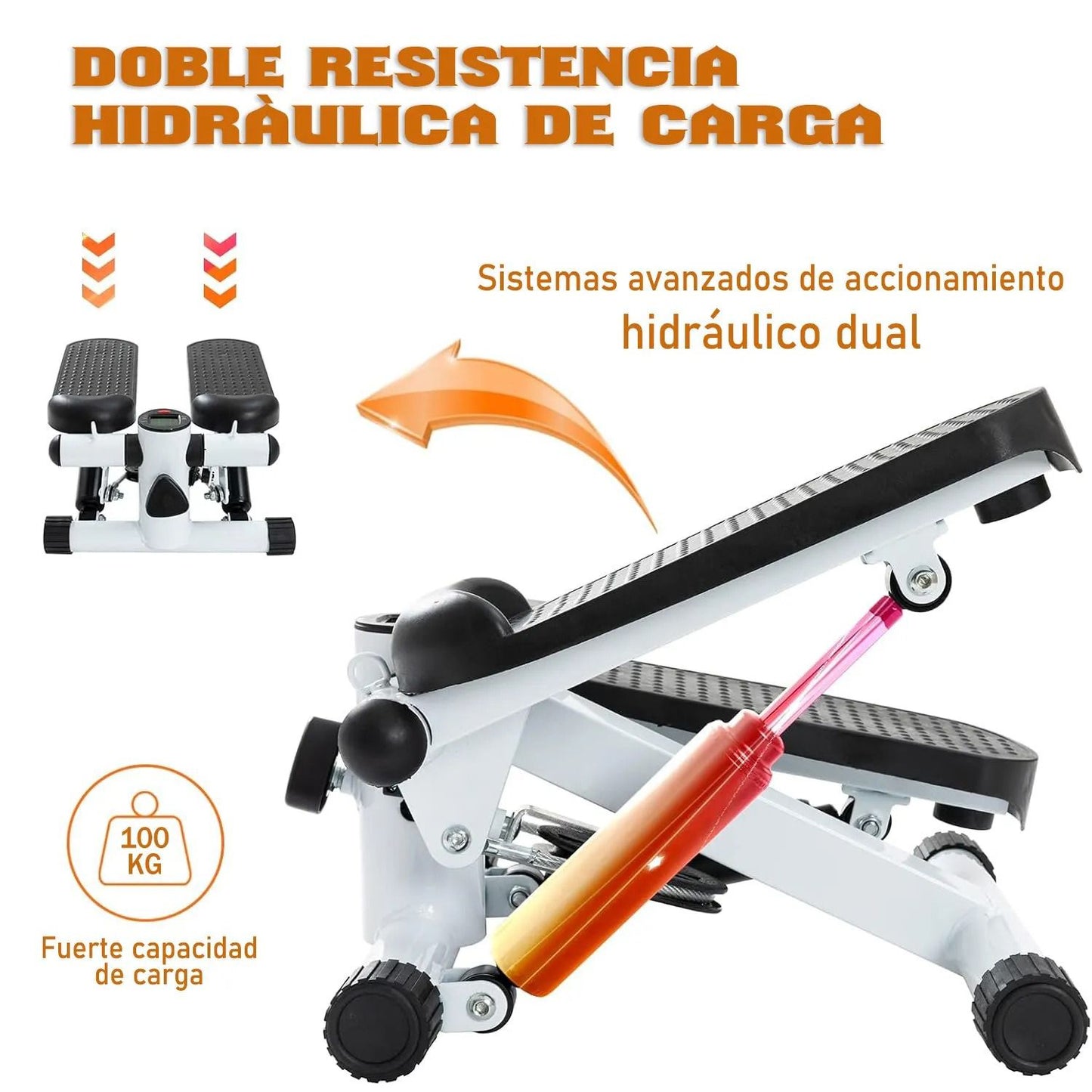 StepFit™ - Mini Stepper Escaladora Compacta