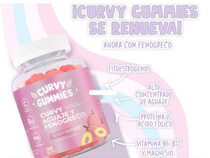 CURVY GUMMIES™- Gomitas Para Modelar Tu figura