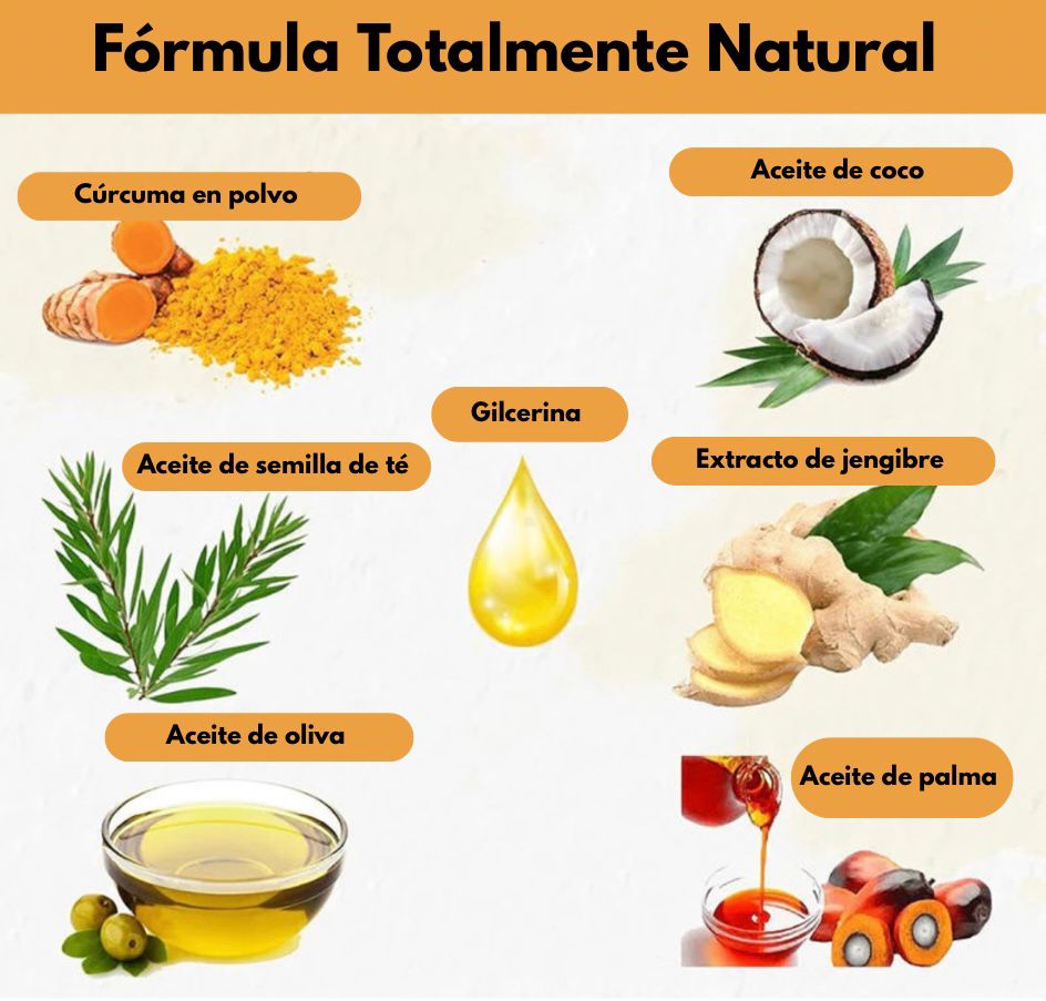 GoldenCleanse™ - Jabón de cúrcuma 🧼