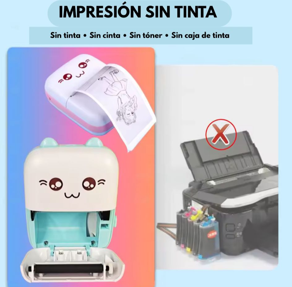 MiniMeow™- Mini impresora de gatico