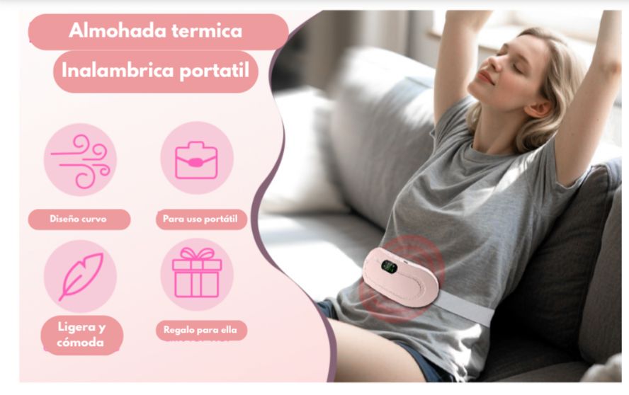 Warmify™- CINTURON CON CALOR Y MASAJE PARA COLICOS 🌸