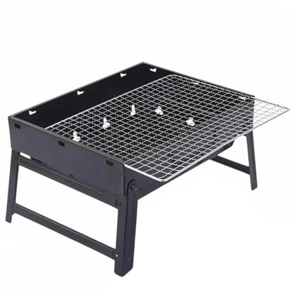 Pack Parrillero 🔥 Parrilla De Carbón Portátil Plegable + Set de 3 implementos para asado