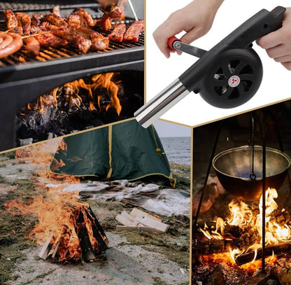 Avivabrava™- Soplador Avivador De Fuego Manual Asado 🔥