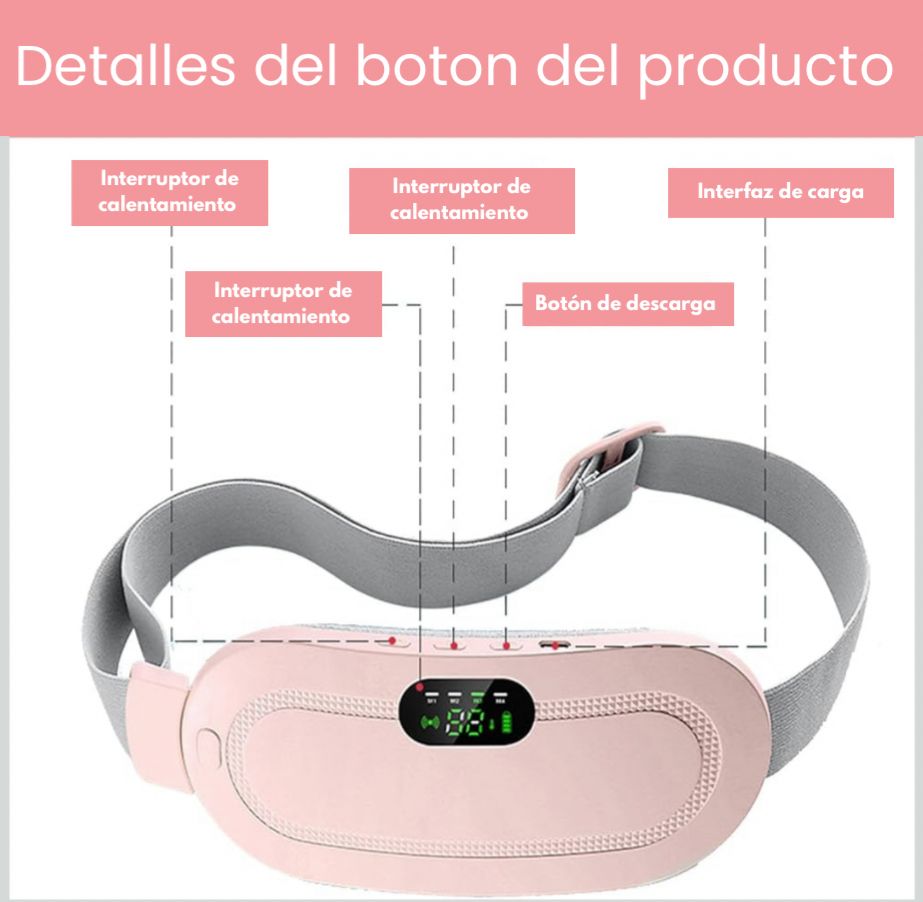 Warmify™- CINTURON CON CALOR Y MASAJE PARA COLICOS 🌸