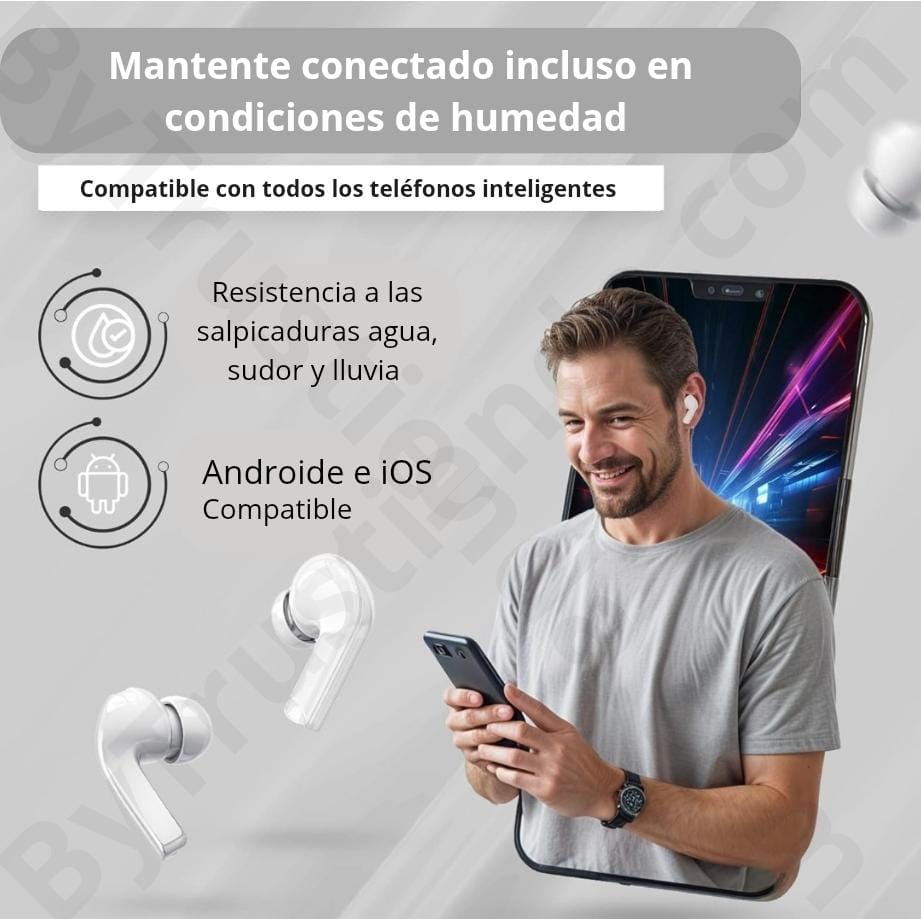 BYEARPHONES™ -  Audífonos Inalámbricos Air31 V5.3